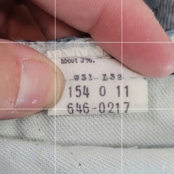 VINTAGE LEVI'S 646 ORANGE TAB 1970'S MEDIUM WASH, sz 31x30 - Picture 11 of 16